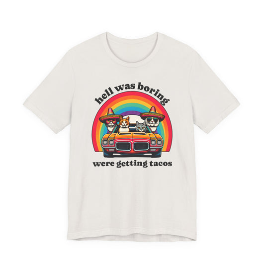 Hell Was Boring Kittens in Trans Am Sombrero Shirt | Cinco De Mayo Fun Tee