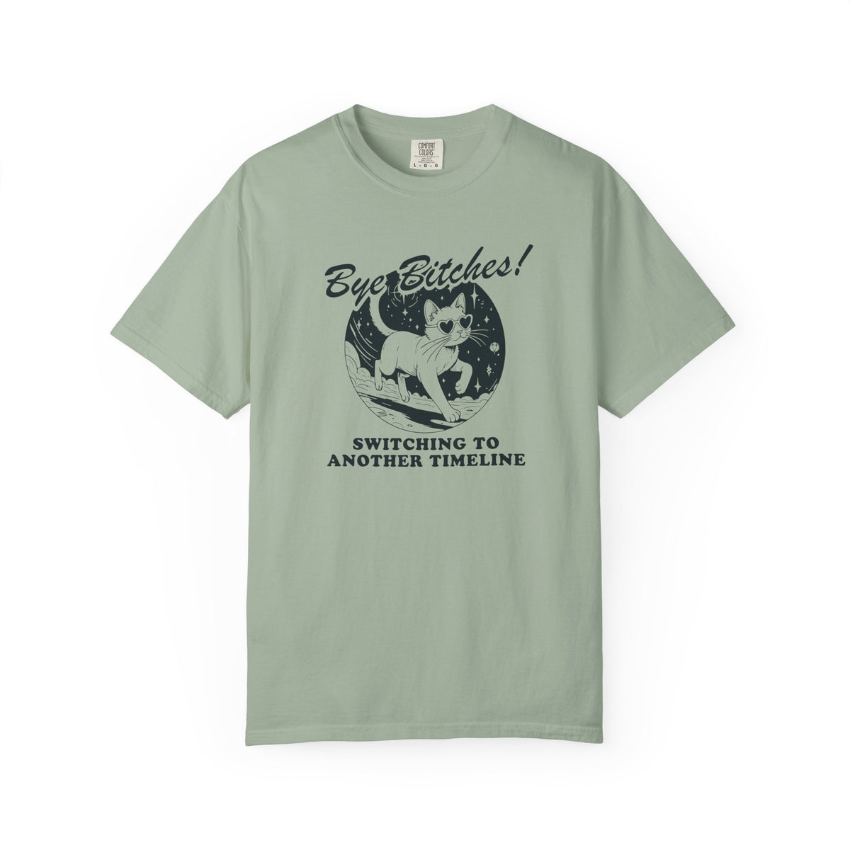 Bye Besties Cat Shirt Switching Timelines Unisex Comfort Colors Tee