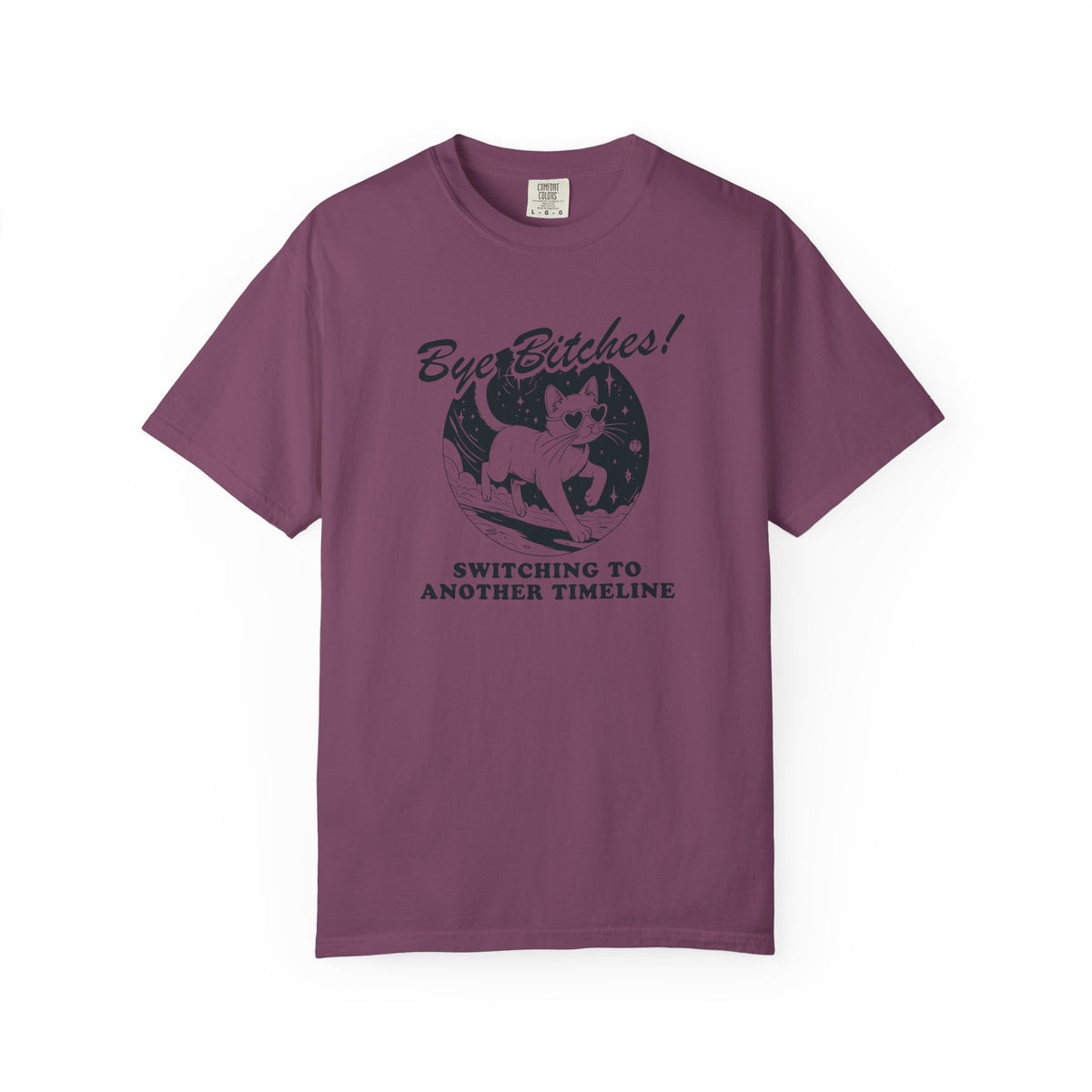 Bye Besties Cat Shirt Switching Timelines Unisex Comfort Colors Tee