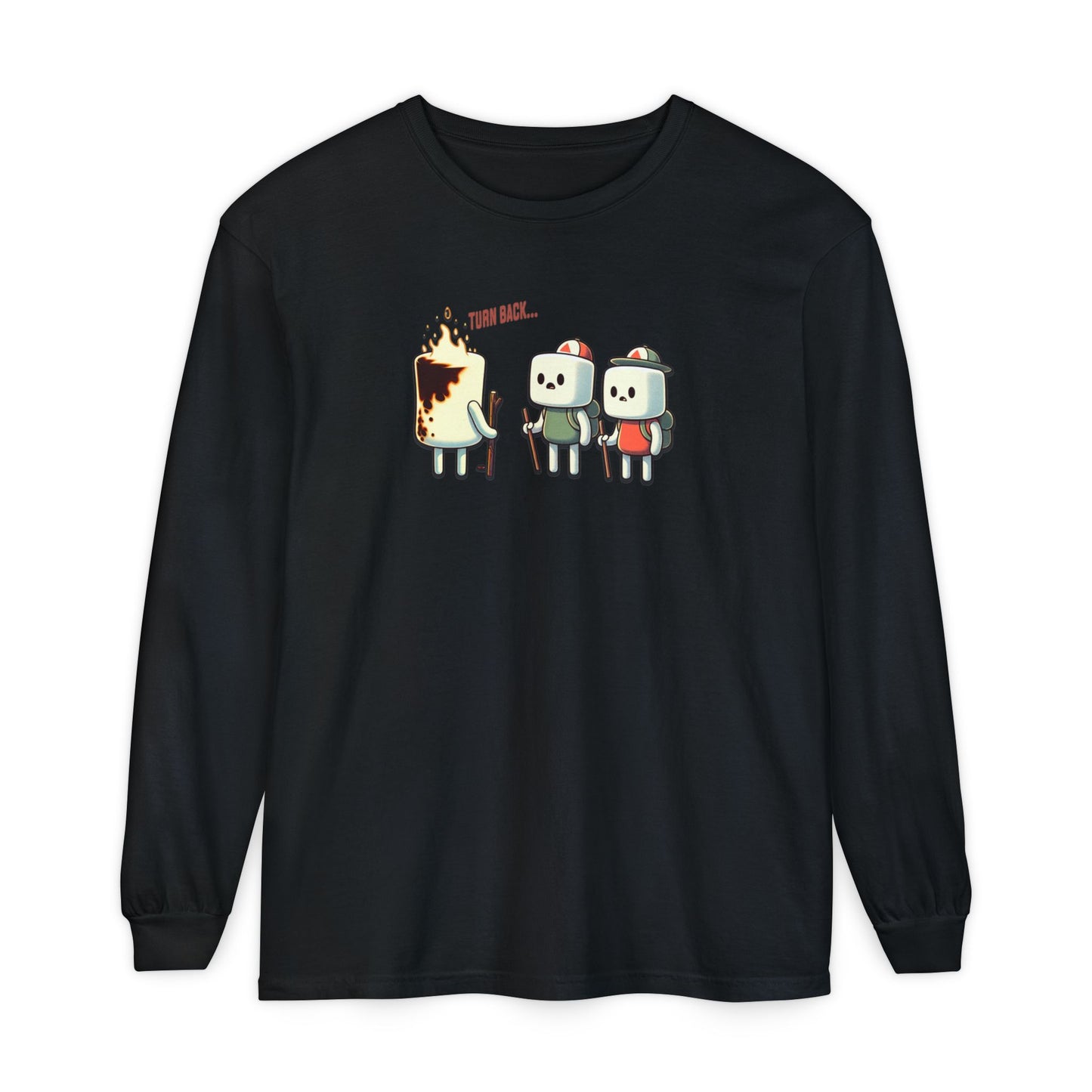 Funny Burnt Marshmallow Camping Shirt | Comfort Colors Unisex Long Sleeve tee