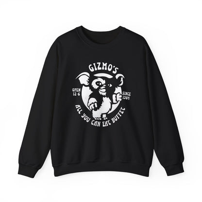 Retro Gizmo's All You Can Eat Buffet Gildan 18000 Unisex Sweatshirt - 6 Colors