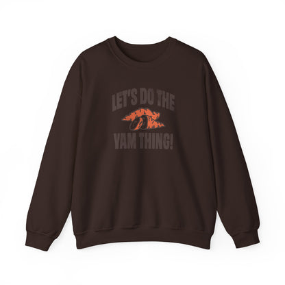 Let's Do the Yam Thing! Comfort Colors Unisex Lightweight Crewneck Sweatshirt