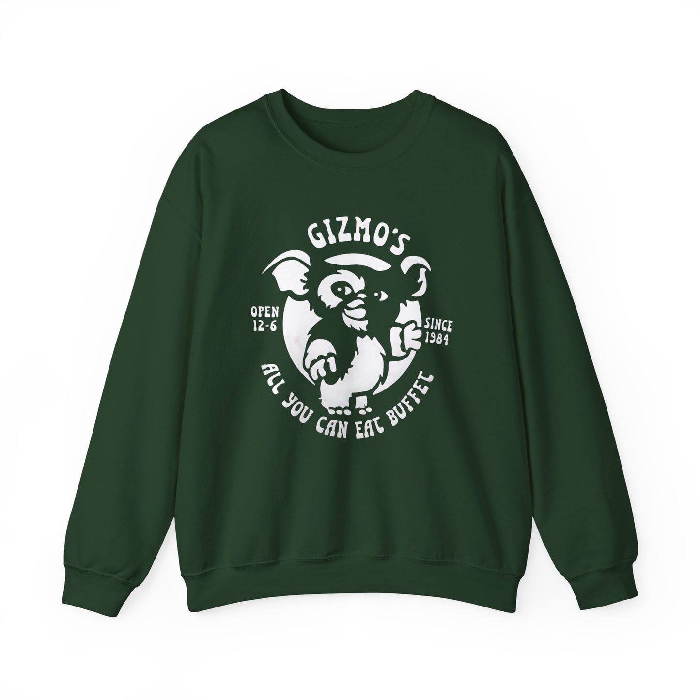 Retro Gizmo's All You Can Eat Buffet Gildan 18000 Unisex Sweatshirt - 6 Colors