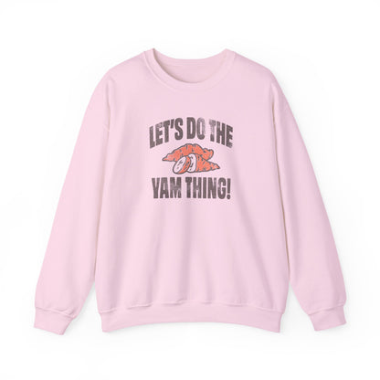 Let's Do the Yam Thing! Comfort Colors Unisex Lightweight Crewneck Sweatshirt