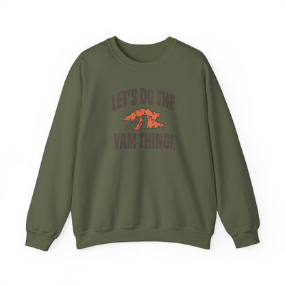Let's Do the Yam Thing! Comfort Colors Unisex Lightweight Crewneck Sweatshirt