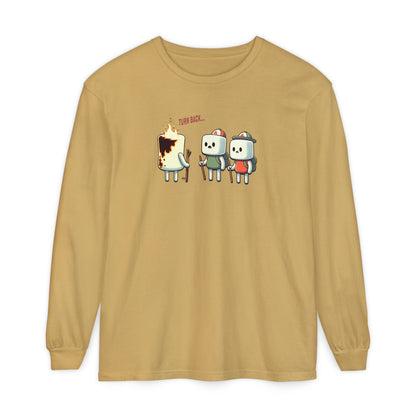 Funny Burnt Marshmallow Camping Shirt | Comfort Colors Unisex Long Sleeve tee