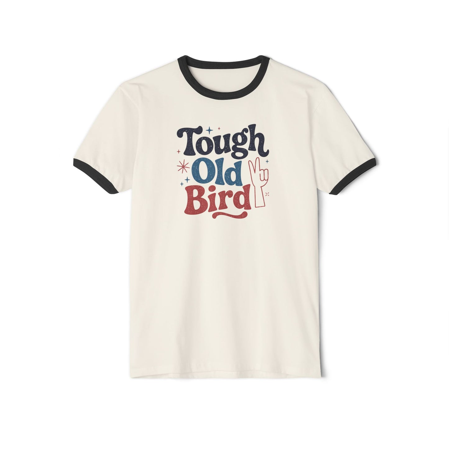 Feel Your Feelings Unisex Ringer T-Shirt Retro Emotional Wellness Tee in 4 Color Combos