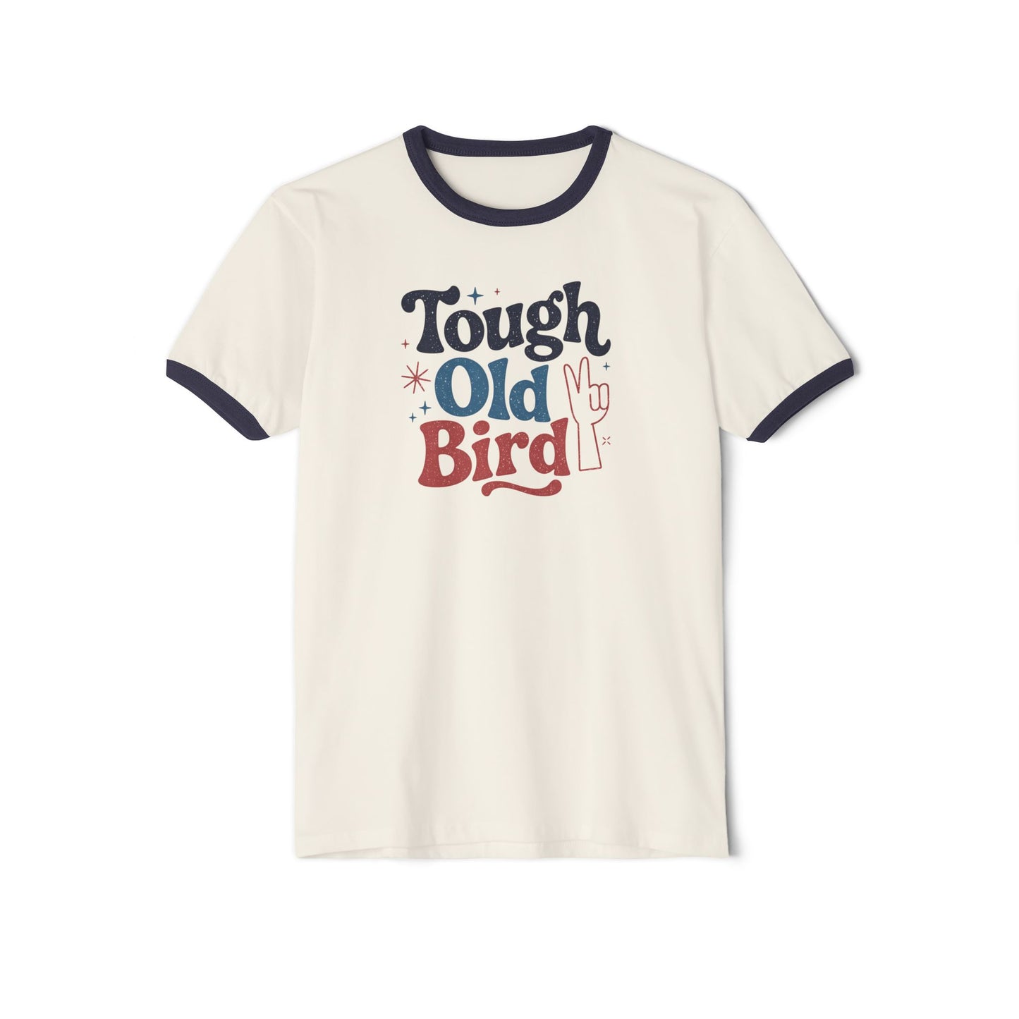 Feel Your Feelings Unisex Ringer T-Shirt Retro Emotional Wellness Tee in 4 Color Combos