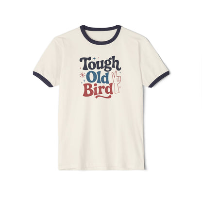 Feel Your Feelings Unisex Ringer T-Shirt Retro Emotional Wellness Tee in 4 Color Combos