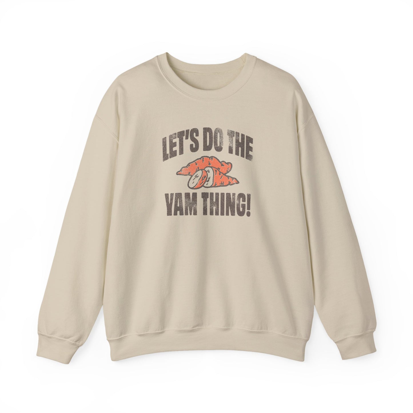 Let's Do the Yam Thing! Comfort Colors Unisex Lightweight Crewneck Sweatshirt