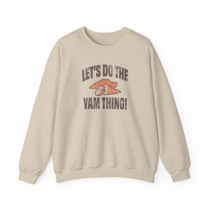 Let's Do the Yam Thing! Comfort Colors Unisex Lightweight Crewneck Sweatshirt