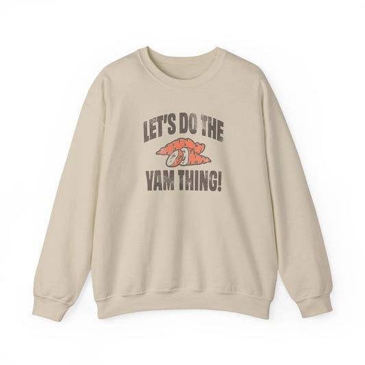 Let's Do the Yam Thing! Comfort Colors Unisex Lightweight Crewneck Sweatshirt