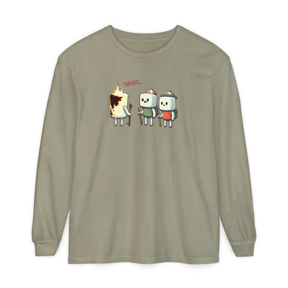 Funny Burnt Marshmallow Camping Shirt | Comfort Colors Unisex Long Sleeve tee