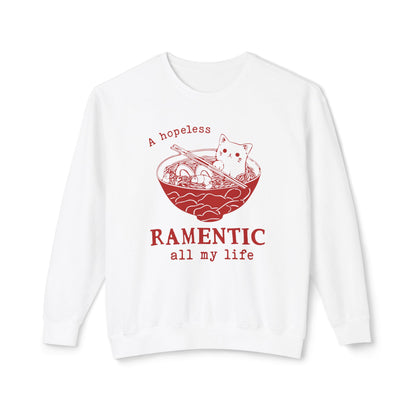 Hopeless Ramentic Cat Lightweight Unisex Sweatshirt