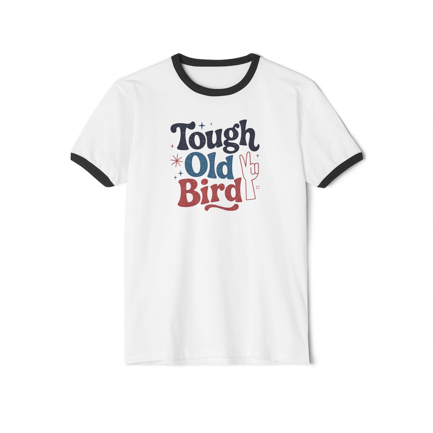 Feel Your Feelings Unisex Ringer T-Shirt Retro Emotional Wellness Tee in 4 Color Combos