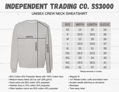 Funny “Go Sports” Crewneck Sweatshirt | Independent Trading Co.