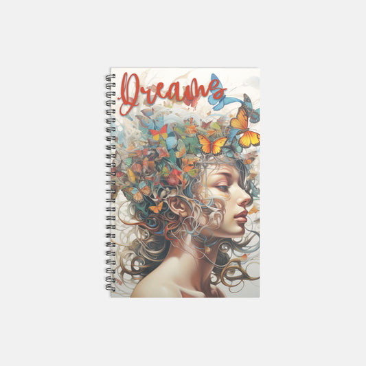 Creative Dream Journal Hardcover Spiral 5.5 x 8.5