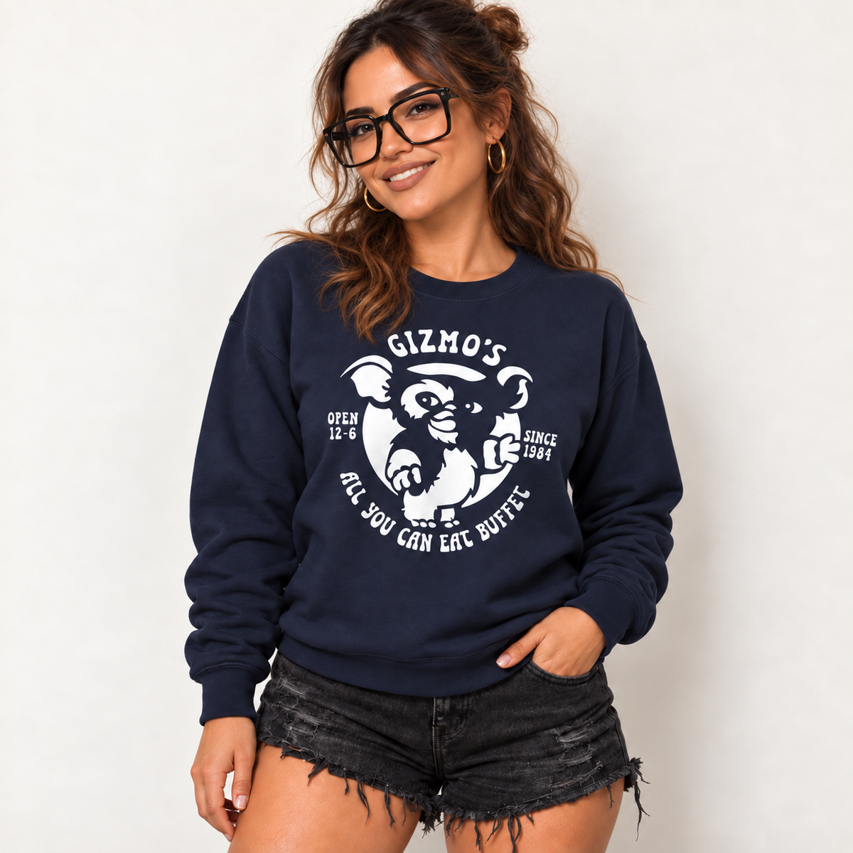 Retro Gizmo's All You Can Eat Buffet Gildan 18000 Unisex Sweatshirt - 6 Colors