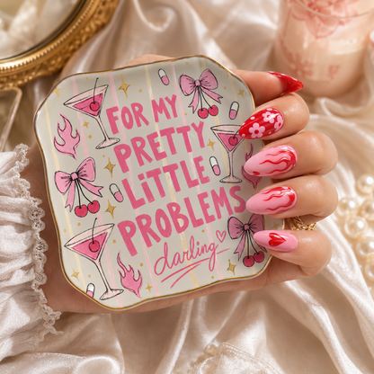 Pretty Little Problems Scalloped Jewelry Dish