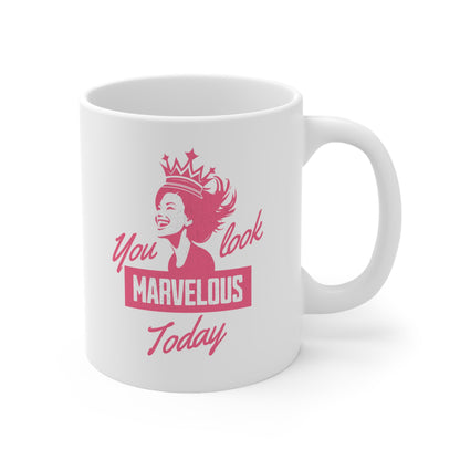 CelebMagic Love Collection - You Look Marvelous Today, Accent Pink, Accent Black, All White, All Black 11 oz, 15 oz
