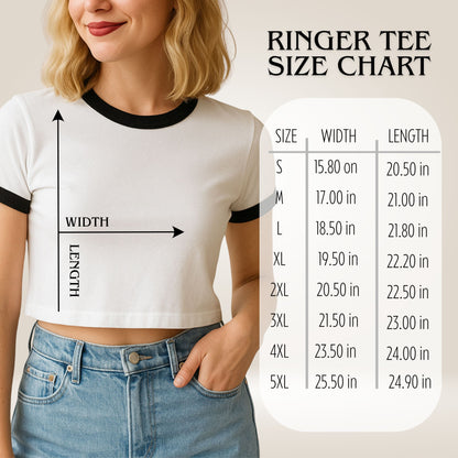 Magnificent Chaos Goblin Womens Cropped Ringer Tee
