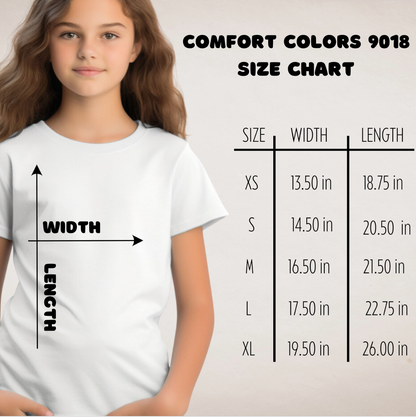 Magical Cat Kids T-Shirt - Back-to-School Comfort Colors Tee in 7 Colors