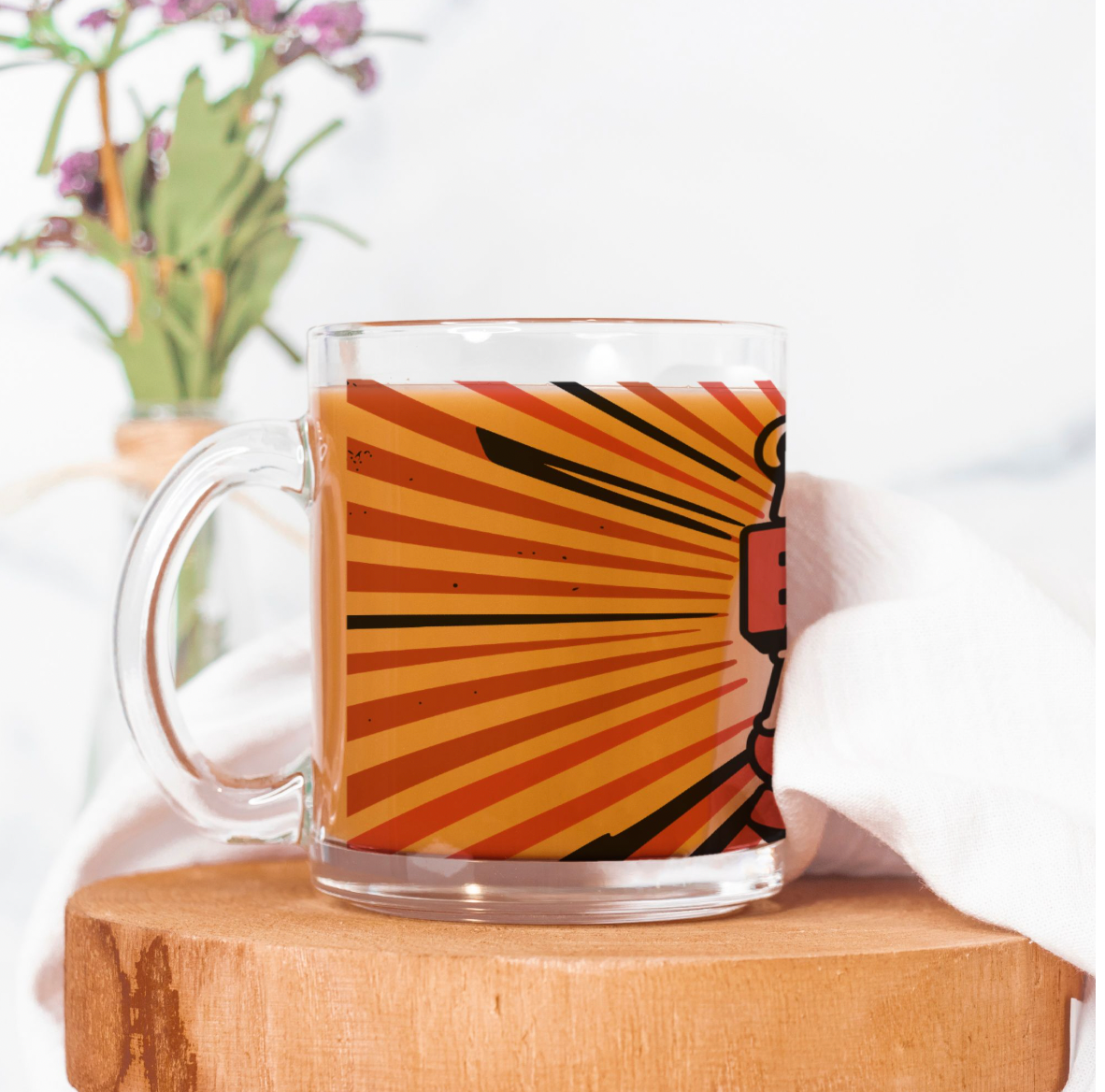 It's Too Early For This Shit Glass Coffee 10oz Funny Clear Mug