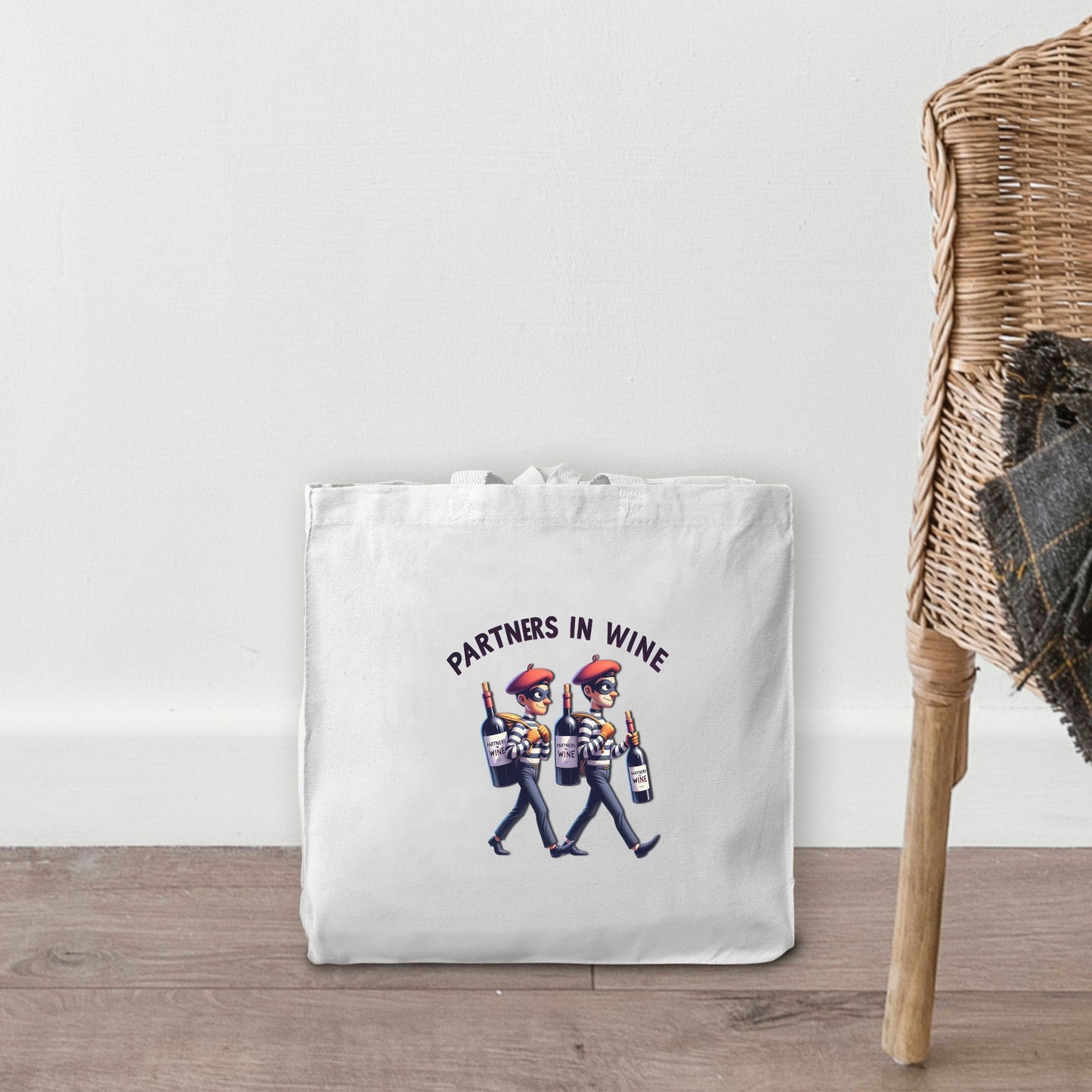 Paris School Boys Wine Heist Heavy Tote Bag 100% Cotton CanvasTote Bag Heavy