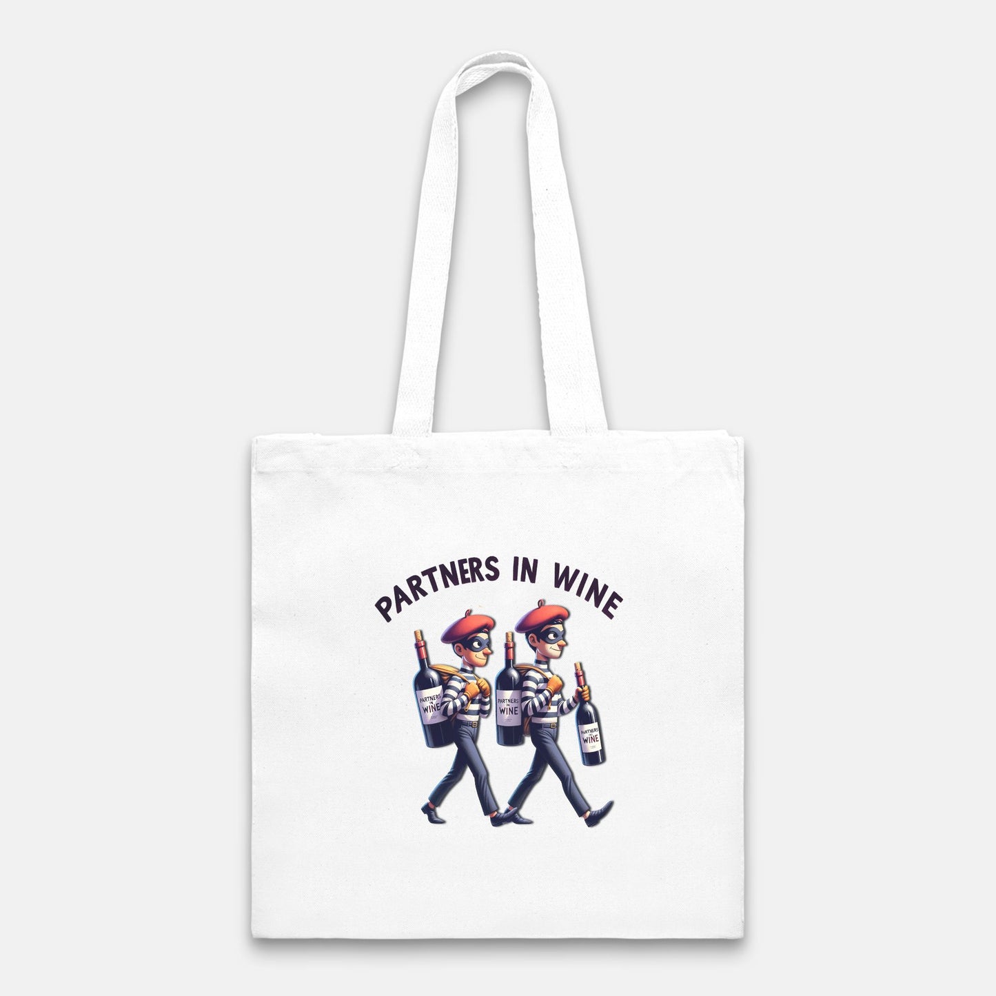 Paris School Boys Wine Heist Heavy Tote Bag 100% Cotton CanvasTote Bag Heavy