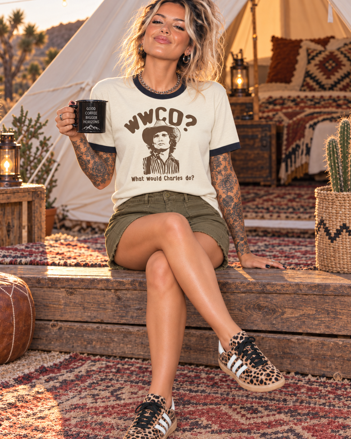 What Would Charles Do Shirt, Funny WWCD Unisex Ringer T-Shirt