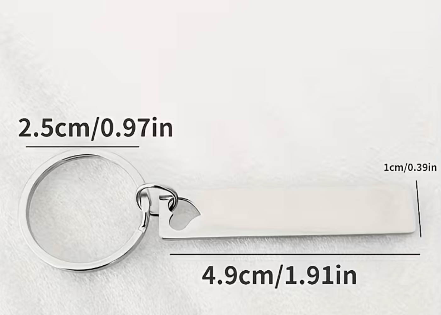 Antisocial Goth Stainless Steel Keychain