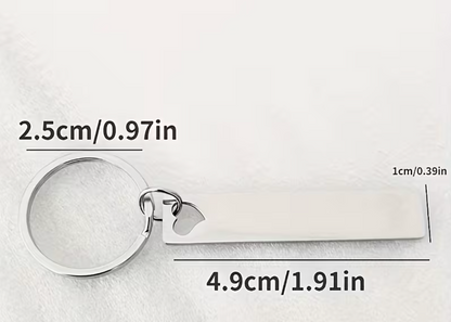 Antisocial Goth Stainless Steel Keychain