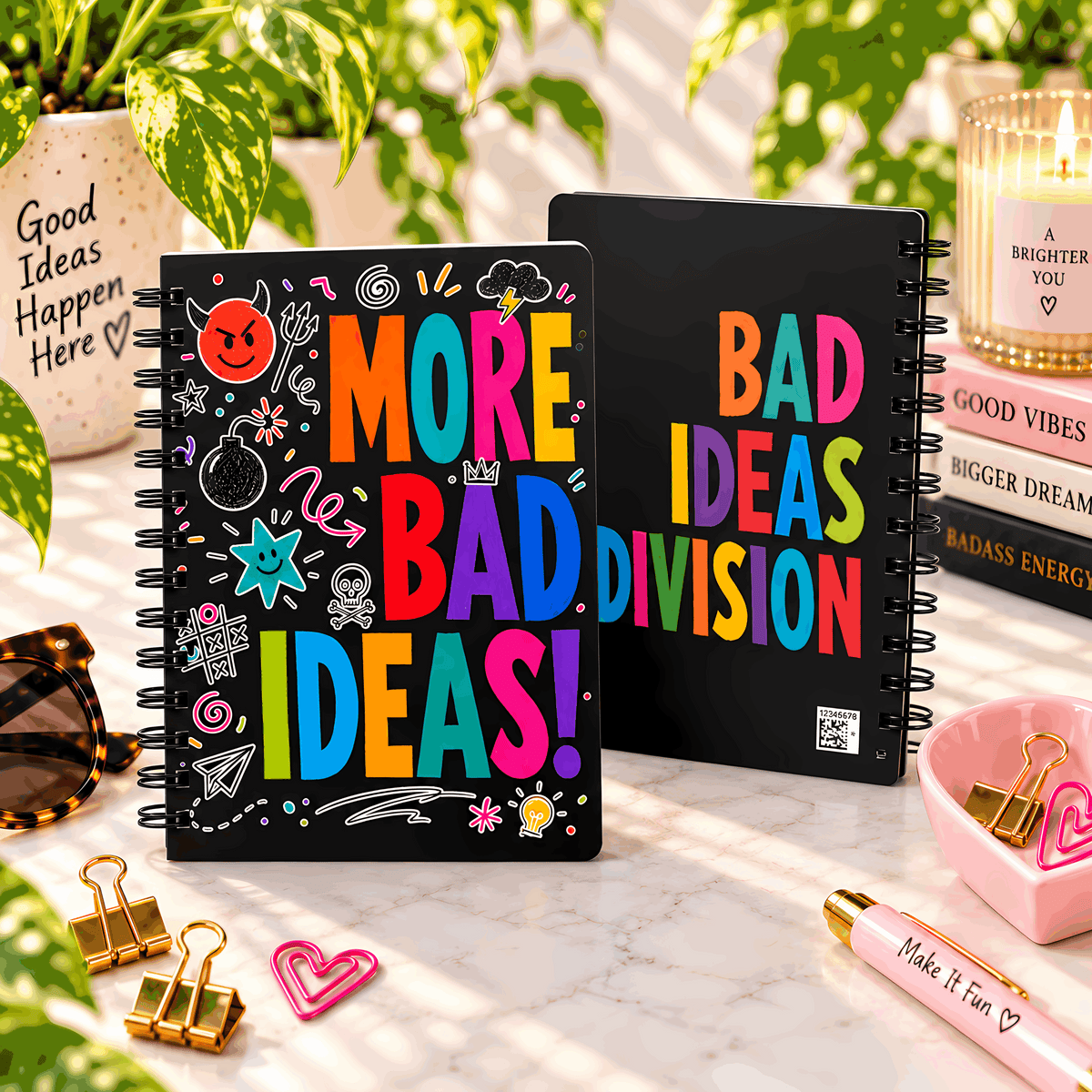 Bad Ideas Work Journal | Funny Coworker Gift
