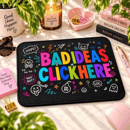 Bad Ideas Coworker Gift Set | Mug, Journal & Mouse Pad