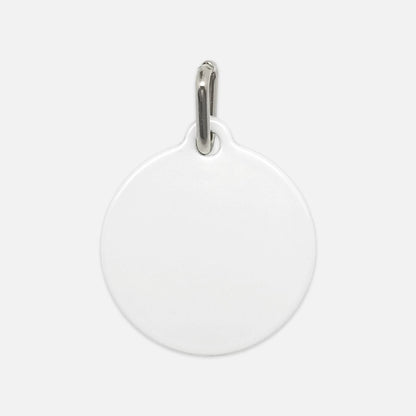 Cute But Psycho Dog Tag Funny Pink Pet ID Tag for Small Dogs & Cats