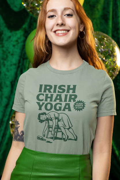 Irish Funny Yoga Shirt, Bella Canvas 3001 Unisex Tee