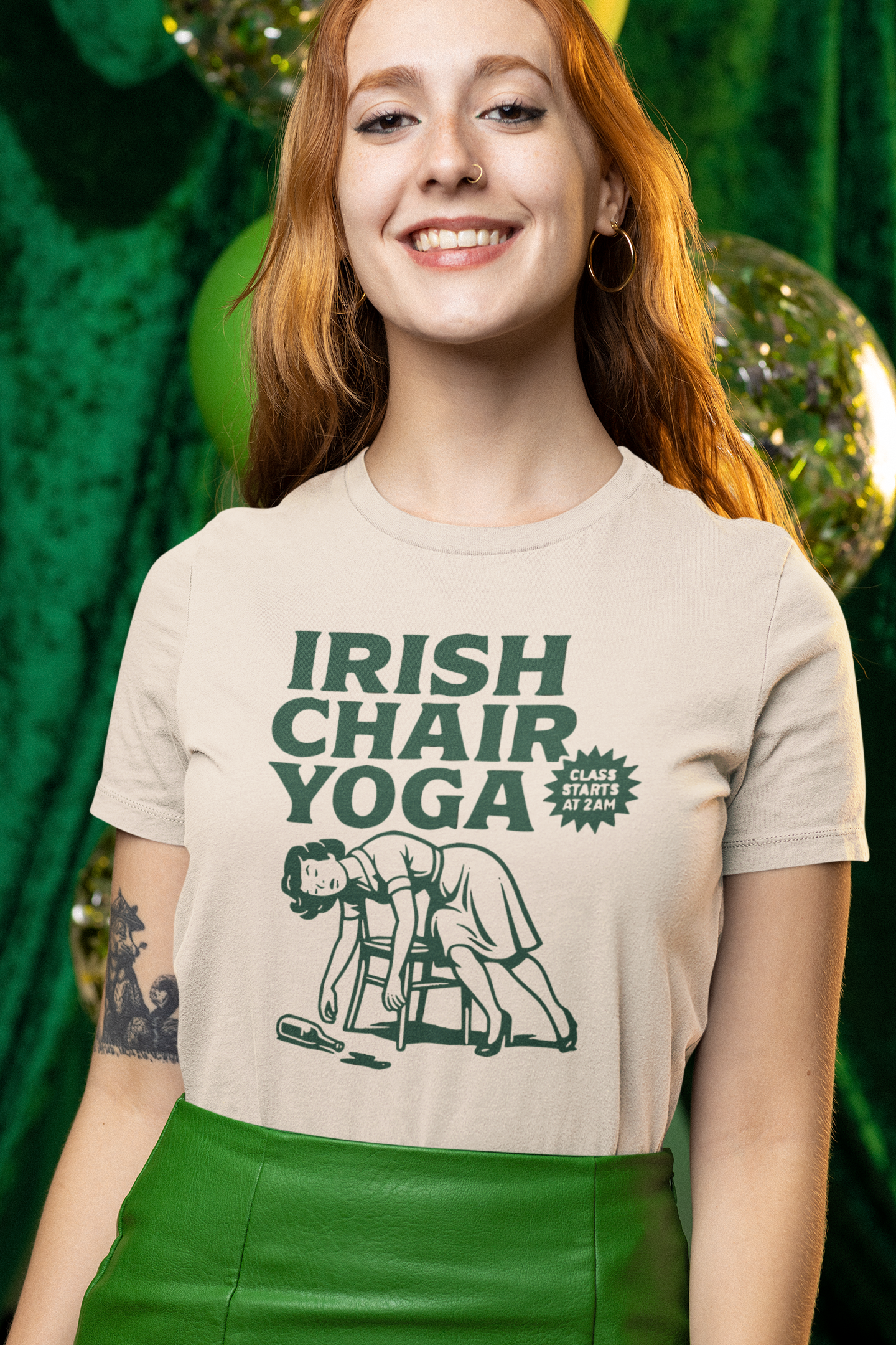 Irish Funny Yoga Shirt, Bella Canvas 3001 Unisex Tee