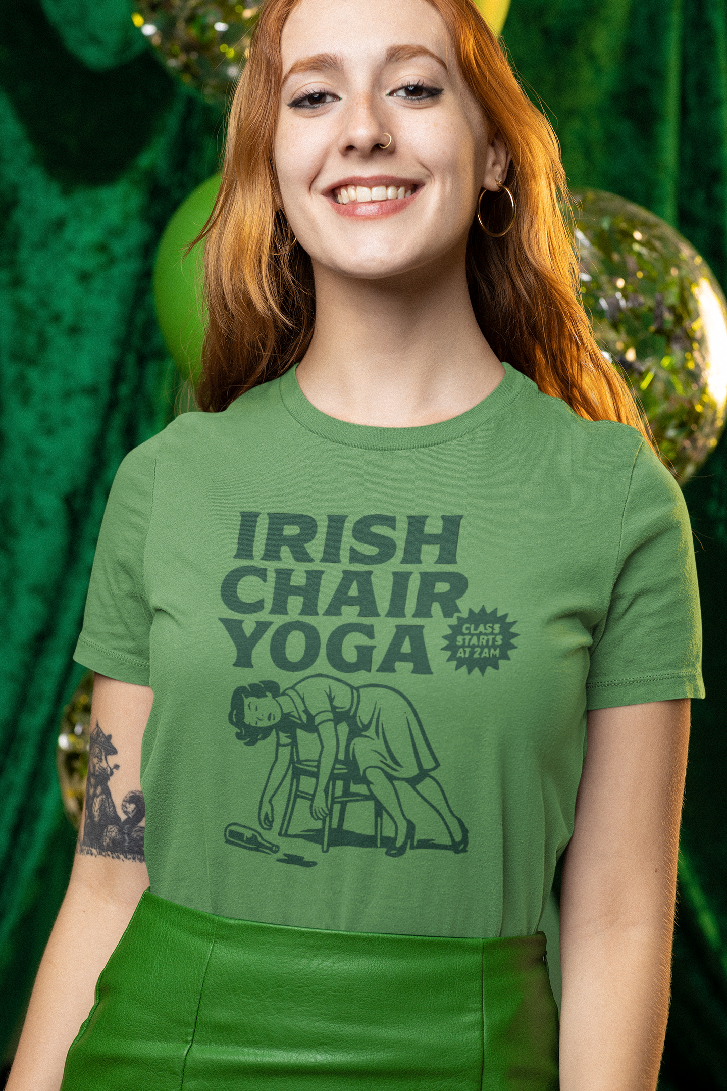 Irish Funny Yoga Shirt, Bella Canvas 3001 Unisex Tee