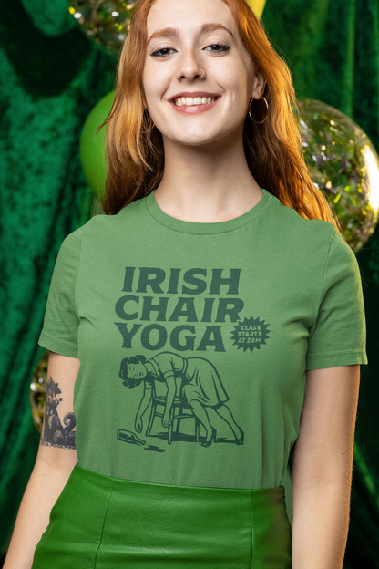 Irish Funny Yoga Shirt, Bella Canvas 3001 Unisex Tee