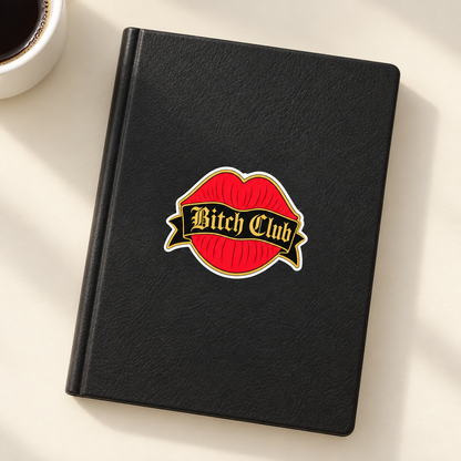 Girls Club Sticker | Red Lips Gothic Sticker + Bonus Sticker and Free Shipping