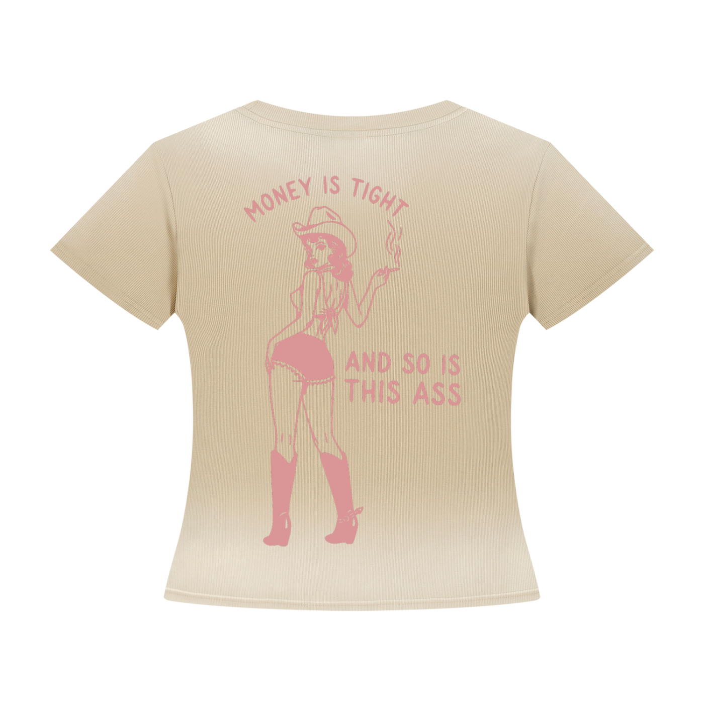 Women’s Sunfade Washed Cowgirl Money Is Tight T-Shirt