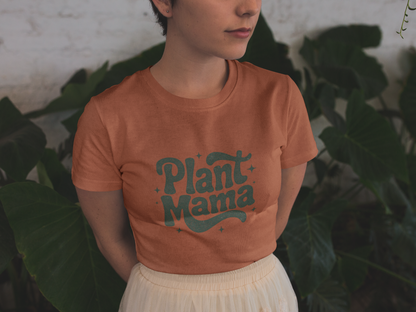Plant Mama T-Shirt - Cute Botanical Unisex Tee for Plant Lovers