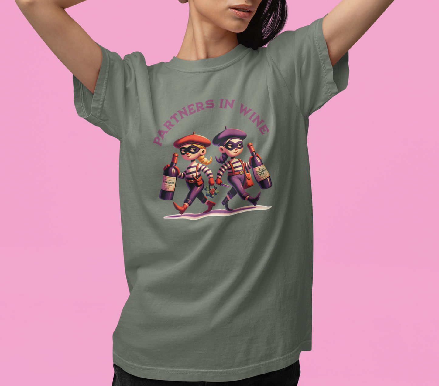 Partners in Wine Unisex Comfort Colors 1717 T-Shirt