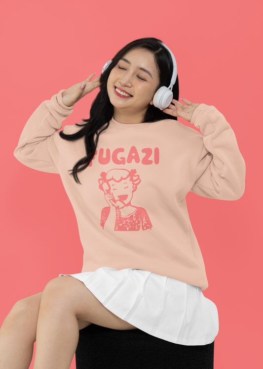 Fugazi Unisex Lightweight Crewneck Sweatshirt – Soft, Sustainable, Relaxed Fit
