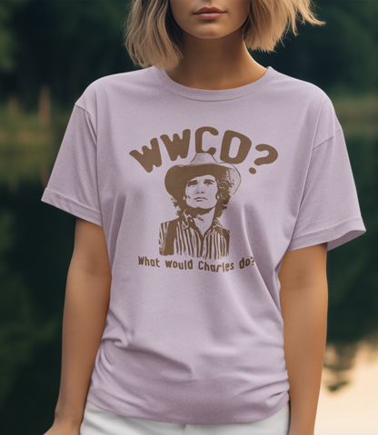 WWCD? What Would Charles Do? Little House on The Prairie Retro Unisex Graphic Tee