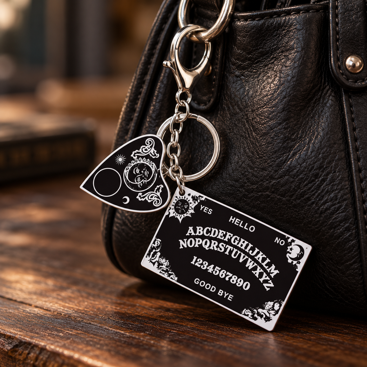 Spirit board keychain