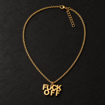 Lettering jewelry set styled view