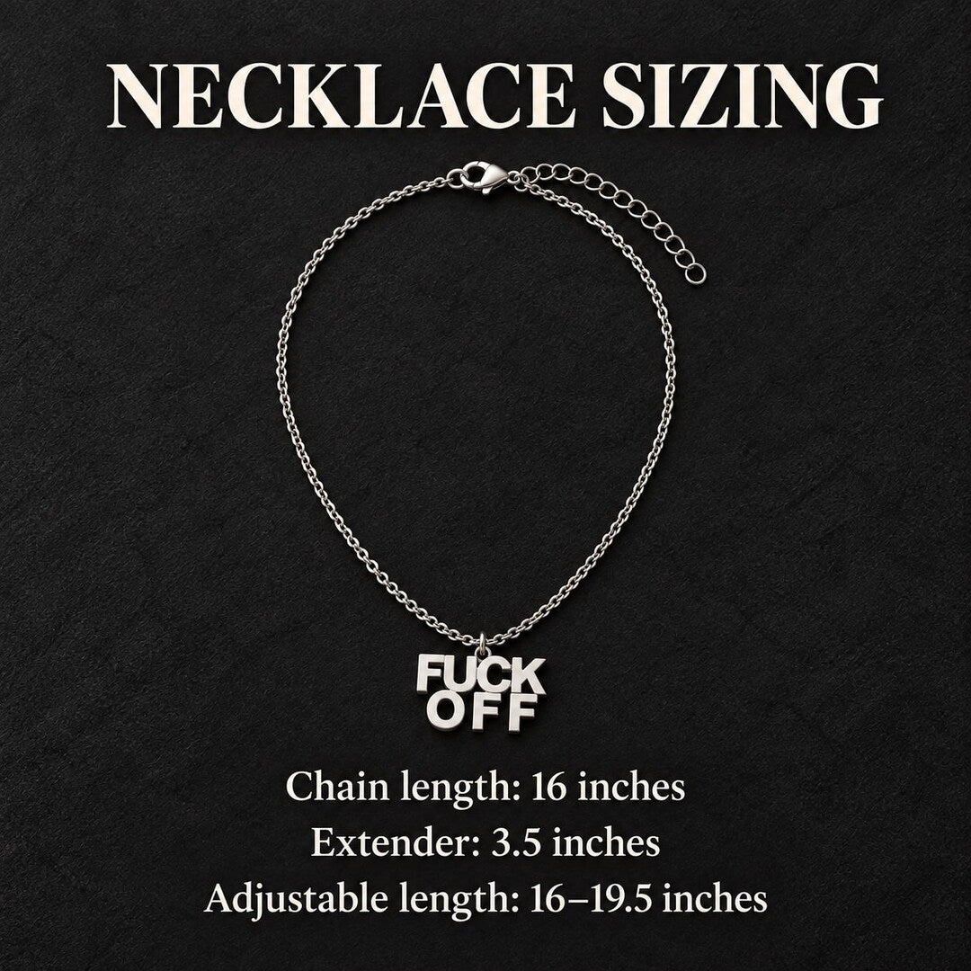 Necklace sizing: 16 inch chain with 3.5 inch extender