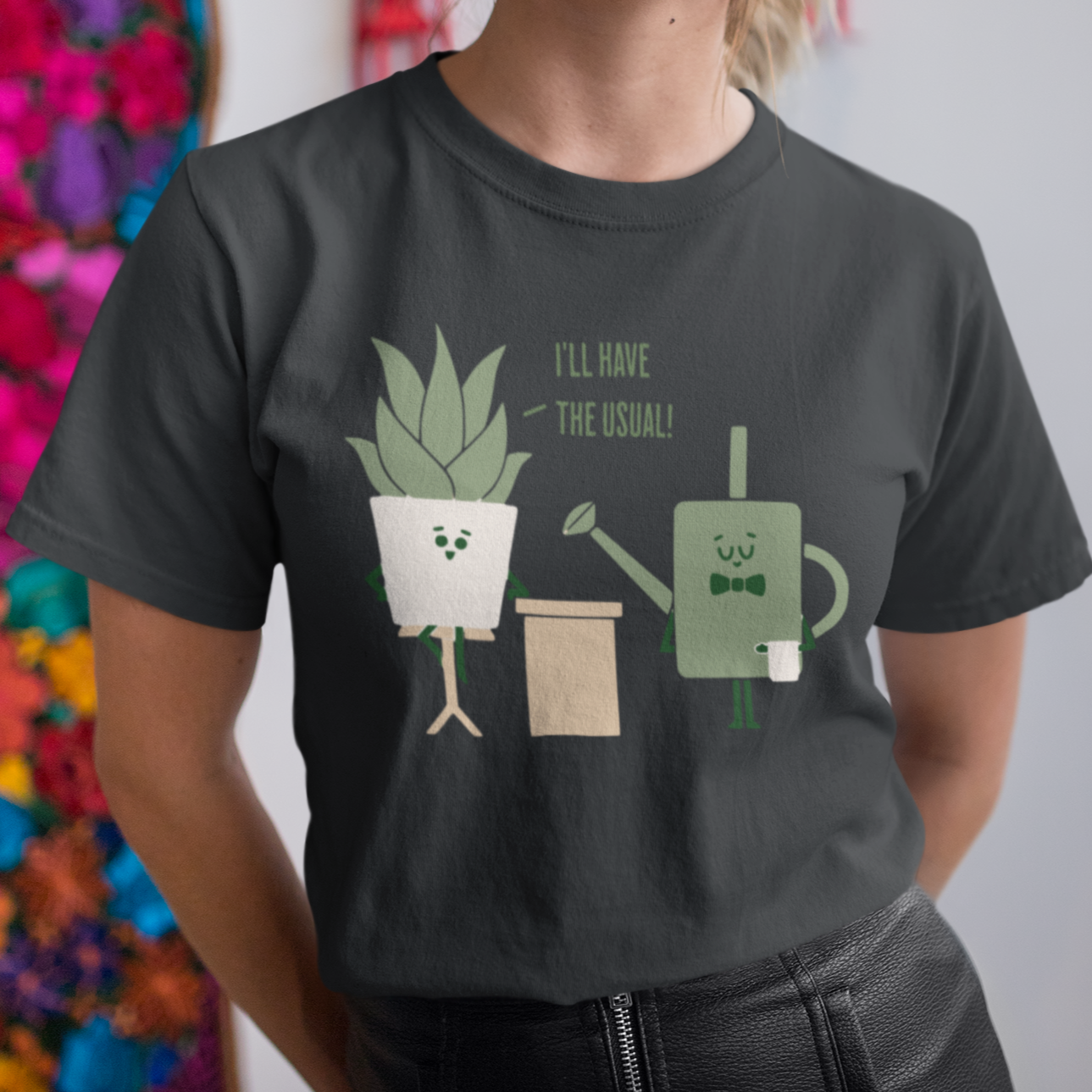 Plant Lover Tee - 'I'll Have the Usual' Unisex Short Sleeve Shirt | 8 Colors