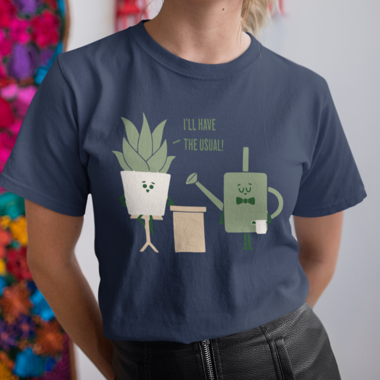 Plant Lover Tee - 'I'll Have the Usual' Unisex Short Sleeve Shirt | 8 Colors